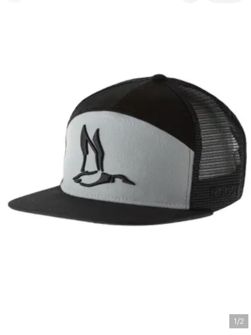 Roost Waterfowl RW-112 Hi-Profile 3D Puff Duck Hat Grey Black NEW